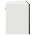 vidaXL Dvierka na umývačku Kalmar Dymová dub 80 x 31 x 40 cm