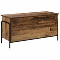 vidaXL Úložná krabica Staré drevo 80 x 40 x 49,5 cm Kompozitné drevo