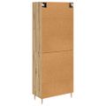 vidaXL Highboard 2 ks Remeselný dub 69,5 x 34 x 180 cm