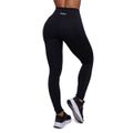Dámske legíny FIT Black - GymBeam, veľkosť M, veľkosť oblečenia M
