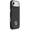 Puzdro Guess 4G Strass Logo & Big Strap Metal Buttons MagSafe pre iPhone Air čierna