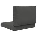 vidaXL Vankúš na vonkajšiu pohovku Polyester Antracitová 60 x 60 cm