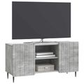 vidaXL TV skrinka Betónovo sivá 102 x 34,5 x 52 cm Kompozitné drevo