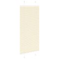 vidaXL plisovaná roleta krémová 55x150 cm Šírka látky 54,4 cm