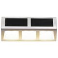 vidaXL Solárne lampy 4 ks LED svetlá teplé biele