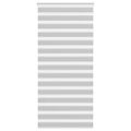 vidaXL Zebra roleta svetlosivá 105x230cm šírka látky 100,9cm polyester