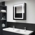 vidaXL LED kúpeľňová zrkadlová skrinka 50x13x70 cm