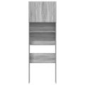 vidaXL Skrinka na práčku sivá Sonoma 64x24x190 cm Engineered Wood