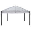 vidaXL Náhradný kryt pre altánok 300 x 300 x 26 cm Priehľadná PVC