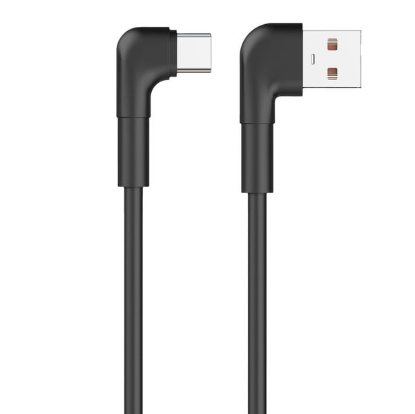 Maxlife MXUC-09 uhlový kábel USB - USB-C 1,0 m 3A čierny