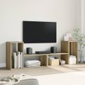 vidaXL TV skrinky 2 ks dub sonoma 75x30x50 cm kompozitné drevo