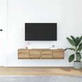 vidaXL TV stolíky 2 ks dub artisan 60x31x25,5 cm spracované drevo