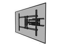Montážna súprava (montáž na stenu) - ťažká prevádzka - pre plochý panel - plný pohyb - čierna - veľkosť obrazovky: 55"-110"