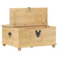 vidaXL Úložný box Corona 90x78x45 cm borovicový masív