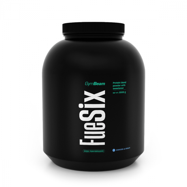 FueSix - GymBeam, cookies & cream, 2000 g