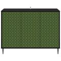 vidaXL Servírovacia skriňa GELEEN Čierny dub 102 x 33 x 76 cm