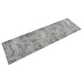 vidaXL Kuchynský koberec umývateľný betónový 45x150 cm zamat