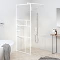 vidaXL Sprchová zástena 80x195 cm ESG sklo biela