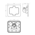 Zásuvka vstavaná Solight 5B322
