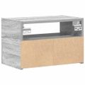 vidaXL Nástenné nočné stolíky 2 ks sivá sonoma 45x26x28,5 cm