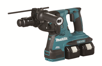 Makita Aku kladivo s výmenným sklíčidlom Li-ion LXT 2x18V/5,0Ah, Makpac