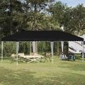vidaXL Prístrešok na párty 575 x 290 x 245 cm Čierna