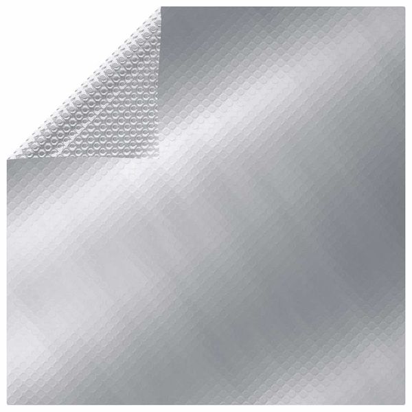 vidaXL Bazénová plachta strieborná 488x244 cm PE