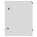vidaXL Ovládacia skriňa Sivá 47 x 24 x 50 cm ABS plast