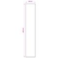 vidaXL Behúň LESAKA Hnedá 80 x 450 cm Diamantový zamat