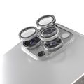 Ochranné sklo na fotoaparát Etteri pre iPhone 15 Pro / 15 Pro Max titánová sivá
