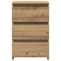 vidaXL Nočná skrinka Artisan Dub 40x35x62,5 cm Drevo