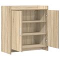 vidaXL Servírovacia skriňa Dub sonoma 72 x 36 x 80 cm Kompozitné drevo