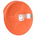 Konvexné dopravné zrkadlo, PC plast, oranžové 60 cm, do exteriéru