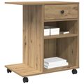 vidaXL Stojan na tlačiareň Dub artisan 60 x 40 x 68,5 cm