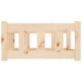 vidaXL Psia posteľ 75,5x55,5x28 cm borovicový masív