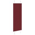 vidaXL Plisovaná roleta bordová červená 45x100 cm šírka látky 44,4 cm polyester