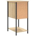 vidaXL Nočné stolíky 2 ks, dub sonoma 32x42x70 cm, kompozitné drevo