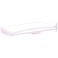 vidaXL Doska stola 110x55x1,5 cm bambus