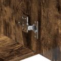 vidaXL Komoda dymový dub 88x30x70 cm spracované drevo
