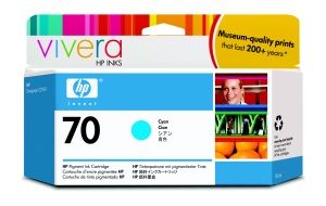 HP no 70 azúrová atramentová kazeta, C9452A