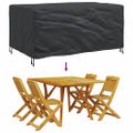 vidaXL Obal na nábytok Jednofarebný Čierna 172 x 113 x 73 cm 600D