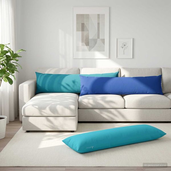 vidaXL Poťah na podložku 2 pcs HEERLEN Královská modrá 40 x 145 cm