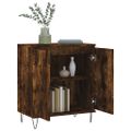 vidaXL Komoda dymový dub 60x35x70 cm spracované drevo