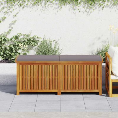 vidaXL Vonkajší box na vankúše 150x50x60,5 cm masívne jedľové drevo
