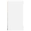 vidaXL Komoda s LED svetlami biela 41x37x67 cm