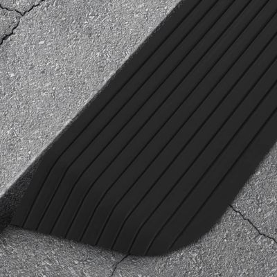 vidaXL Prahová rampa 110x32x3,8 cm guma