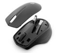 HP 285 Silent Wireless Mouse/Kancelářská/Optická/Pro praváky/1 200 DPI/Bezdrátová USB/Černá Myš, bezdrátová, 2,4 GHz, tichá tlacítka, optický snímac 1200 dpi, výdrž 18 mesícu, 3 tlacítka, cerná