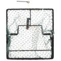 vidaXL Pasca na vtáky zelená 34x32 cm oceľ