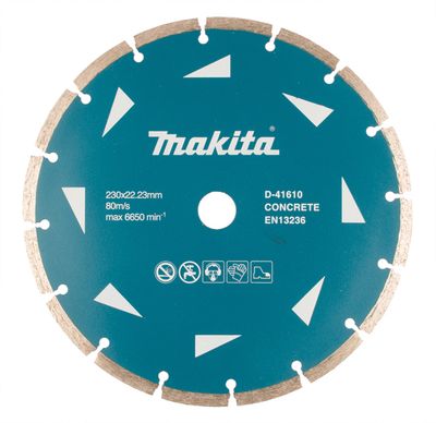 Makita segmentový diamantový kotouč 230x22,23mm 1KS  /=oldD-41610-10  10KS/