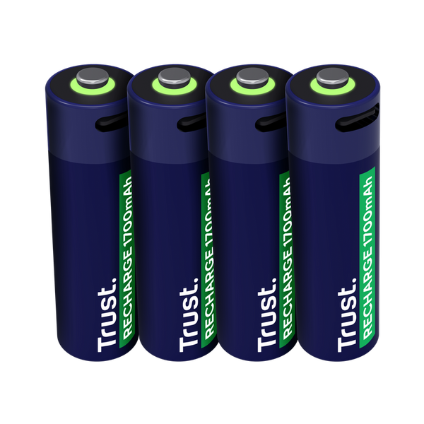 TRUST USB-C RECHARGEABLE BATTERIES 4P - AA